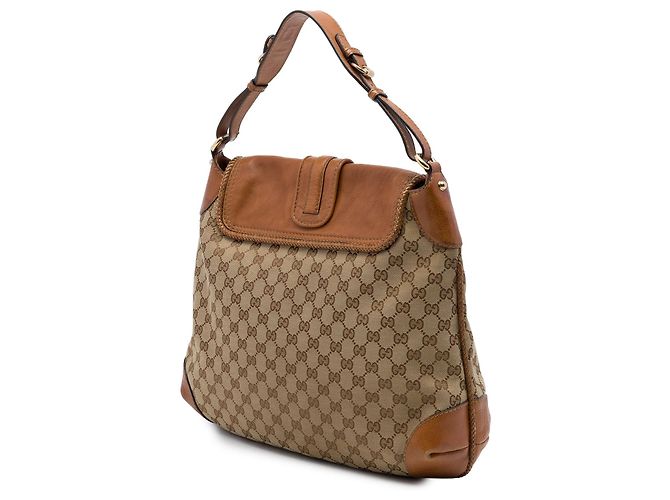 Borsa a tracolla Gucci GG Canvas Marrakech Beige - vista 2