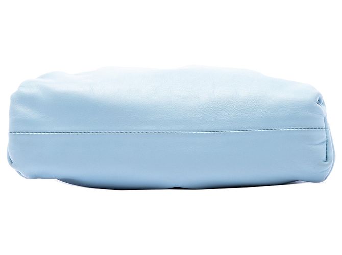 Borsa a tracolla The Mini Pouch in nappa blu Bottega Veneta - vista 3