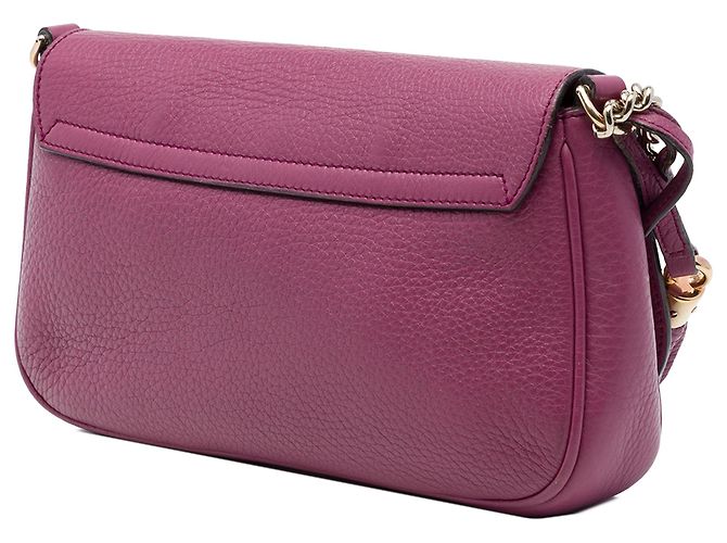 Borsa a tracolla Soho Chain Gucci Medium in pelle di vitello viola Porpora - vista 2