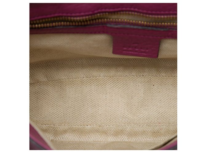 Borsa a tracolla Soho Chain Gucci Medium in pelle di vitello viola Porpora - vista 4