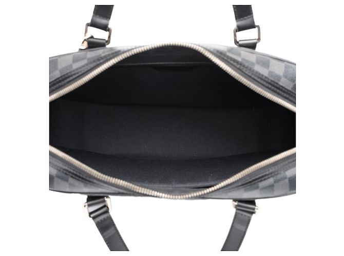 Borsa da viaggio Louis Vuitton Damier Graphite Jorn Nera Nero - vista 4