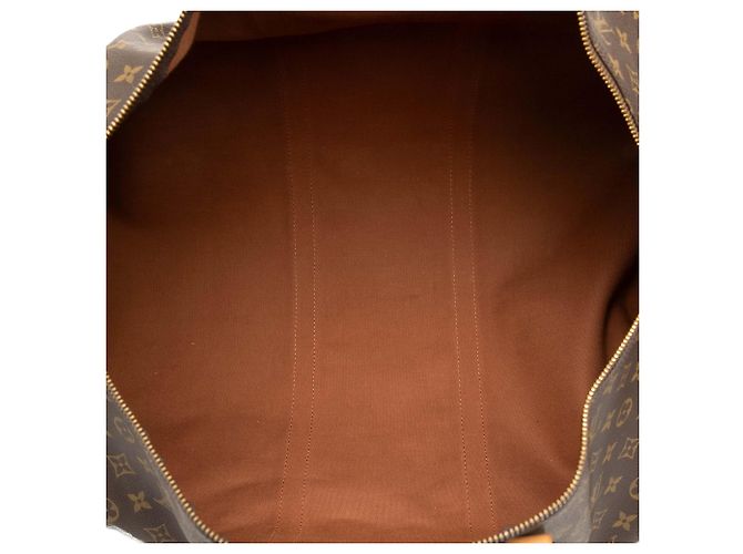 Borsa da viaggio Louis Vuitton Monogram Keepall 60 Marrone - vista 5