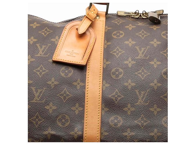 Borsa da viaggio Louis Vuitton Monogram Keepall 60 Marrone - vista 6