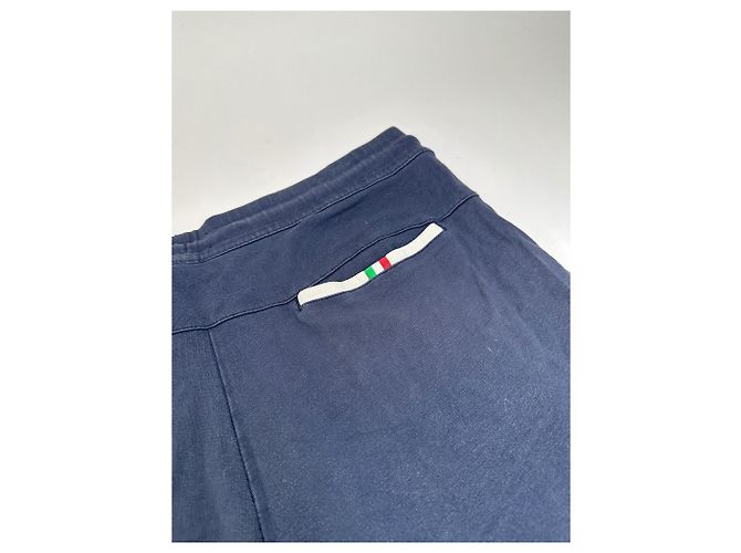 Giorgio Armani Pantaloncini Vintage Armani EA7 da Uomo Navy White L Blu navy - vista 13
