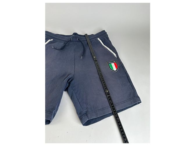 Giorgio Armani Pantaloncini Vintage Armani EA7 da Uomo Navy White L Blu navy - vista 5