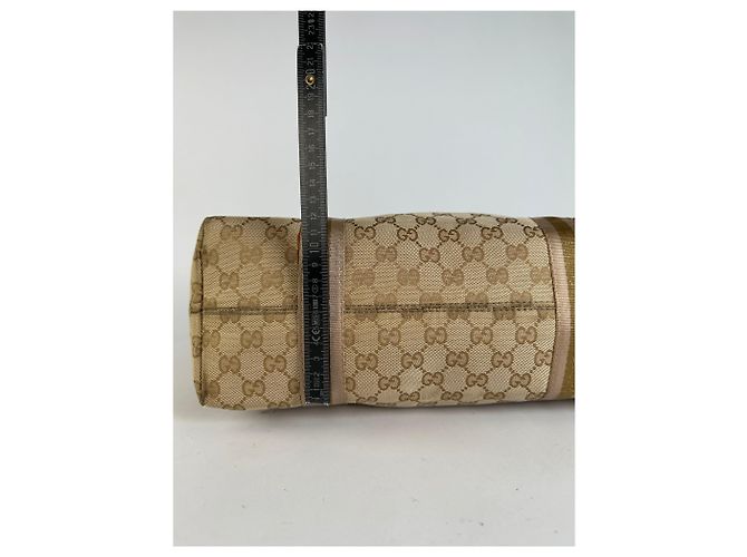 Tote Vintage Gucci GG Canvas Primi anni 2000 Beige Brown - vista 13