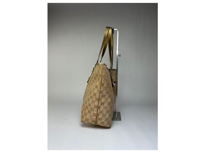 Tote Vintage Gucci GG Canvas Primi anni 2000 Beige Brown - vista 5