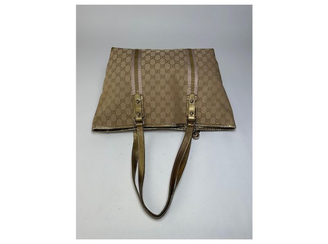 Tote Vintage Gucci GG Canvas Primi anni 2000 Beige Brown - vista 8