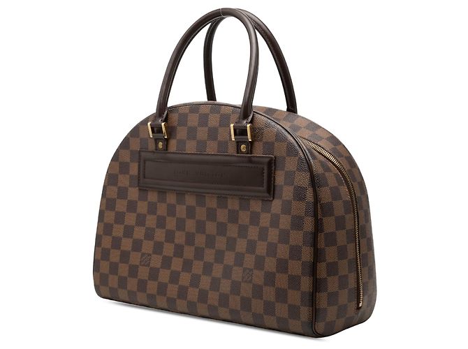 Borsa Louis Vuitton Damier Ebene Nolita Marrone - vista 2