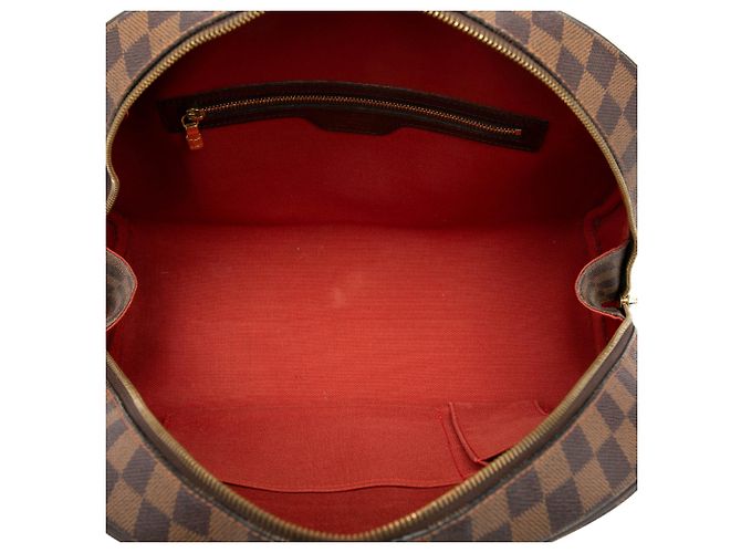 Borsa Louis Vuitton Damier Ebene Nolita Marrone - vista 4