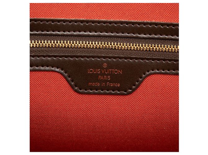 Borsa Louis Vuitton Damier Ebene Nolita Marrone - vista 5