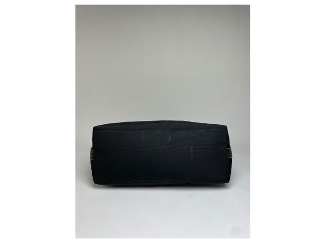Vintage Gucci Hobo Bag aus beschichtetem Canvas frühe 2000s Schwarz - Ansicht 11