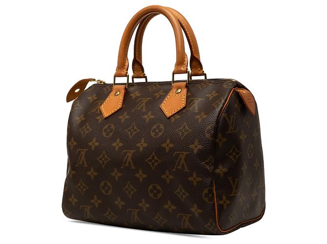Borsa Boston Louis Vuitton Monogram Speedy 25 Marrone - vista 2