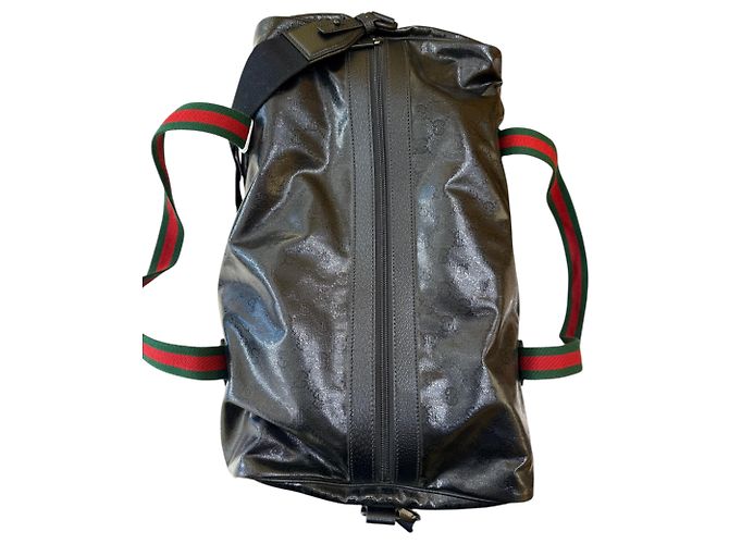 Gucci Morpheus Zip Convertible Duffle Leather Medium Schwarz - Ansicht 2