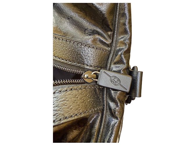 Gucci Morpheus Zip Convertible Duffle Leather Medium Schwarz - Ansicht 6
