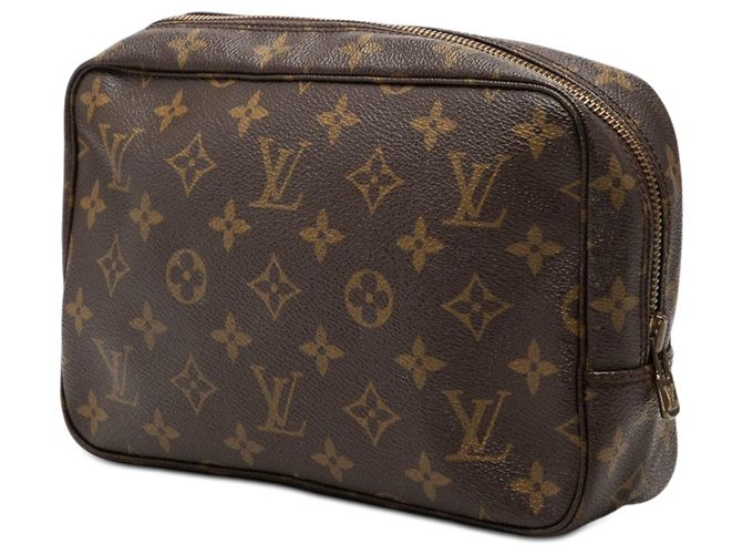 Bolsa de Mão Louis Vuitton Monogram Trousse Toilette 23 Castanha Marrom - vista 2