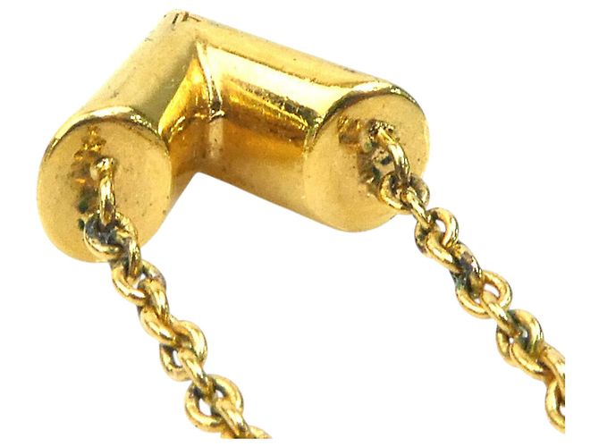 Collar Essential V Louis Vuitton chapado en oro Dorado - vista 5