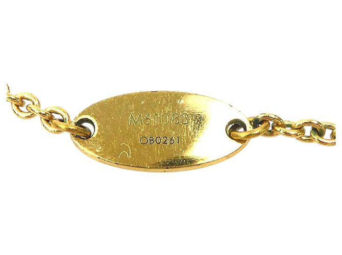 Collar Essential V Louis Vuitton chapado en oro Dorado - vista 6