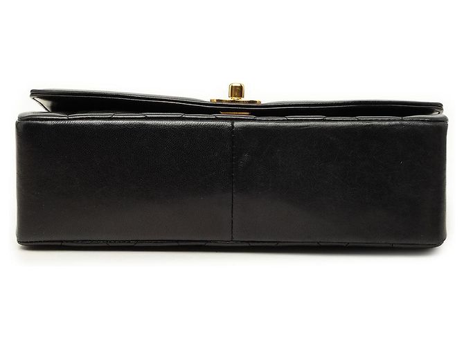 Borsa a tracolla Chanel Diana Medium in pelle d'agnello nera Nero - vista 3