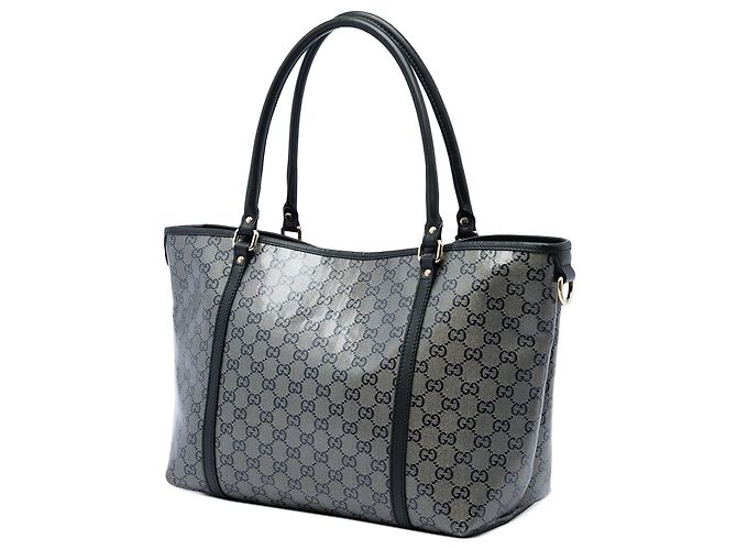 Tote Gucci Medium GG Crystal Joy Grigio - vista 2