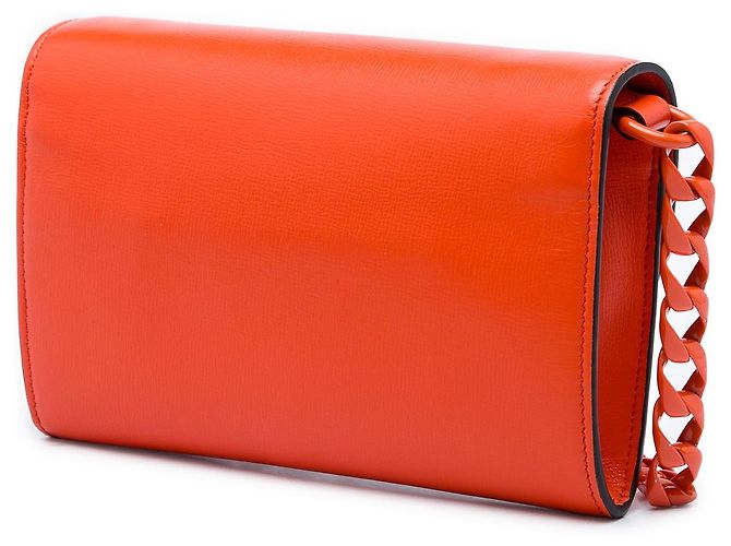 Borsa a tracolla Gucci Mini Horsebit 1955 Web in pelle Orange Arancione - vista 2