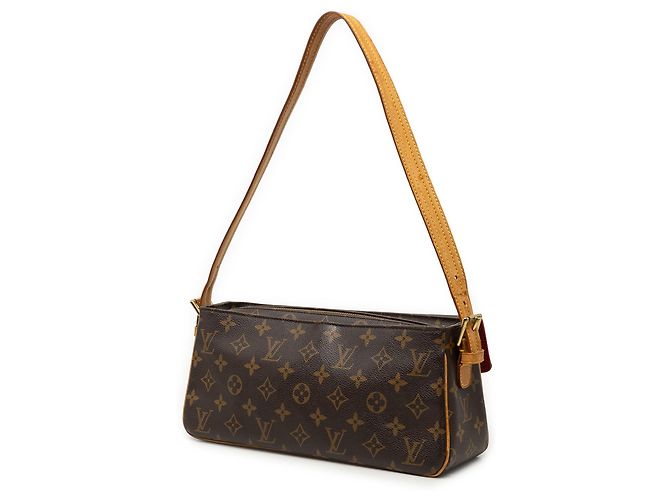 Borsa a tracolla Louis Vuitton Monogram Viva Cite MM Marrone - vista 2