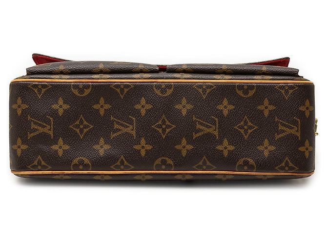Borsa a tracolla Louis Vuitton Monogram Viva Cite MM Marrone - vista 3