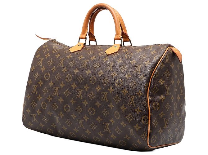 Borsa Boston Louis Vuitton Monogram Speedy 40 Marrone - vista 2