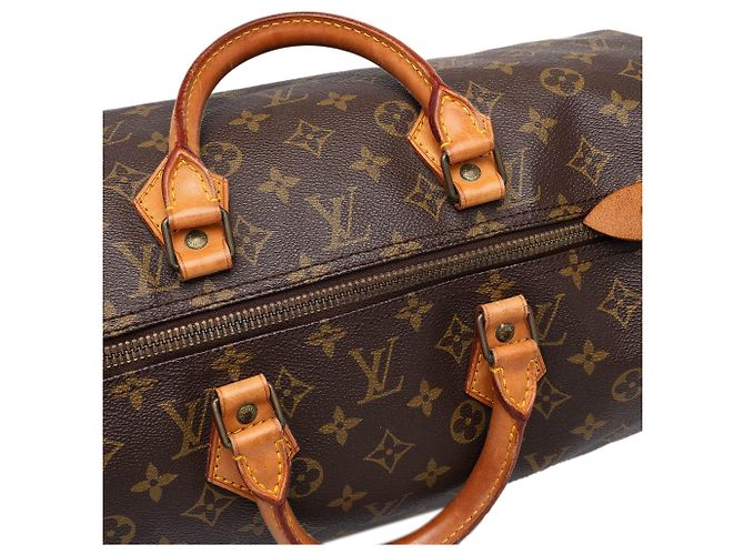 Borsa Boston Louis Vuitton Monogram Speedy 40 Marrone - vista 7