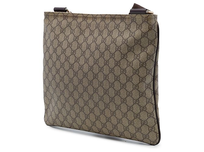 Borsa a tracolla Gucci GG Supreme Beige - vista 2