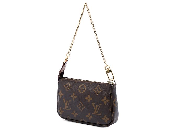 Louis Vuitton Monogram Mini Pochette Accessoires Handtasche Braun - Ansicht 2