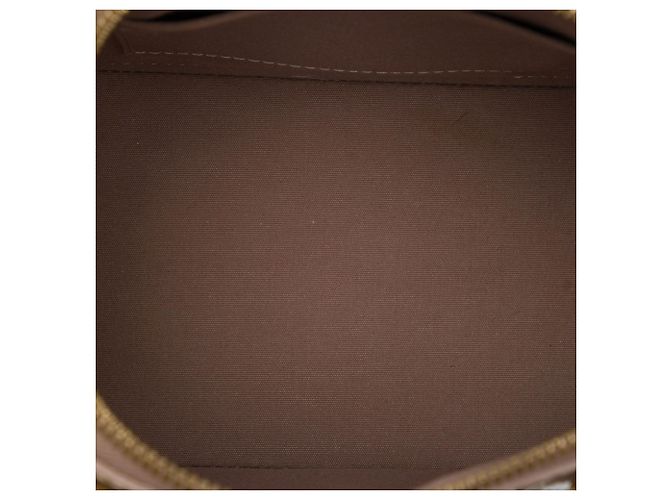 Brown Louis Vuitton Monogram Vernis Alma BB Satchel - view 4
