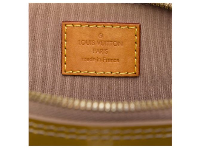 Brown Louis Vuitton Monogram Vernis Alma BB Satchel - view 5