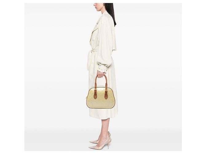 Louis Vuitton Monogram Vernis Summit Drive Handtasche Weiß - Ansicht 6