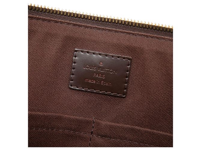 Borsa Business Louis Vuitton Damier Ebene Porte Documents Jour Marrone - vista 5