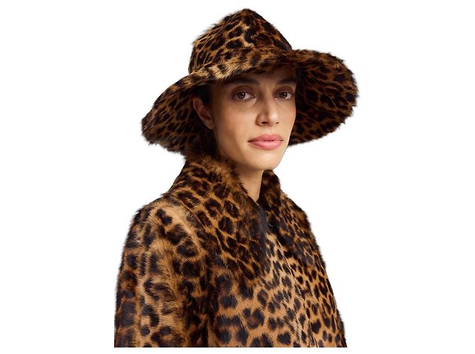 By Malene Birger Malene Birger Cappello in pelliccia stampa leopardata Marrone Stampa leopardo - vista 2