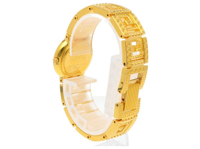 Reloj de pulsera Versace Medusa chapado en oro quartz - vista 4