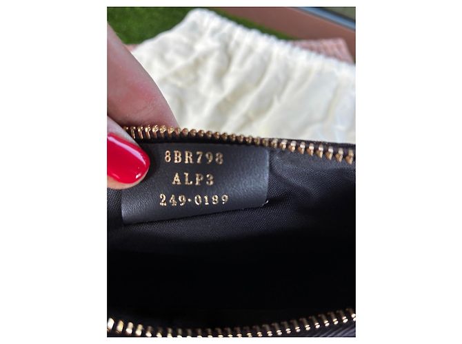Borsa a spalla Fendi Zucca Monogramma Marrone e Nero - vista 10