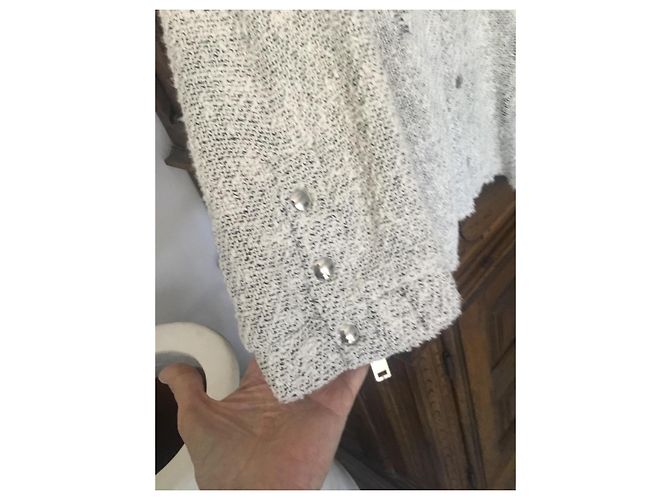 Casaco de tweed IRO Branco e Preto - vista 5