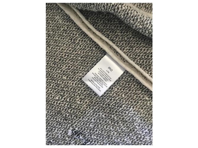 Casaco de tweed IRO Branco e Preto - vista 7