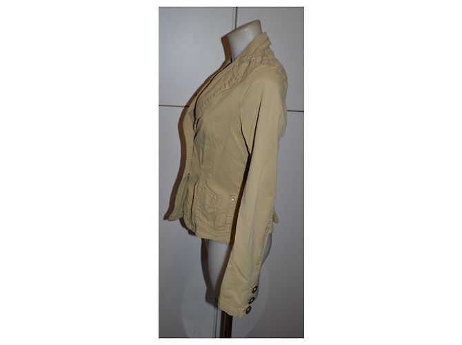 Sportmax beige Stretch-Baumwolljacke - Ansicht 3