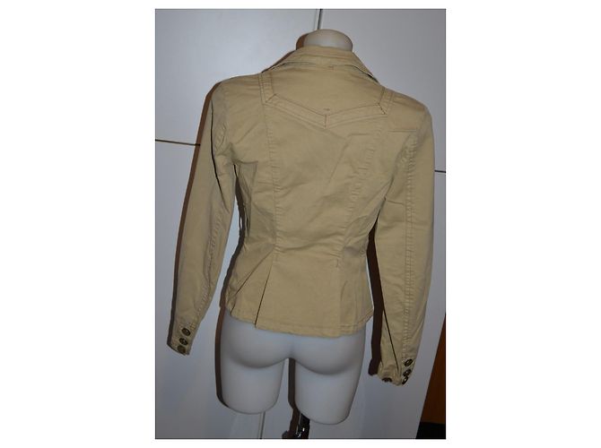 Sportmax beige Stretch-Baumwolljacke - Ansicht 4
