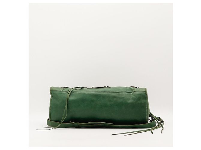 Borsa Balenciaga The First in pelle verde - vista 5