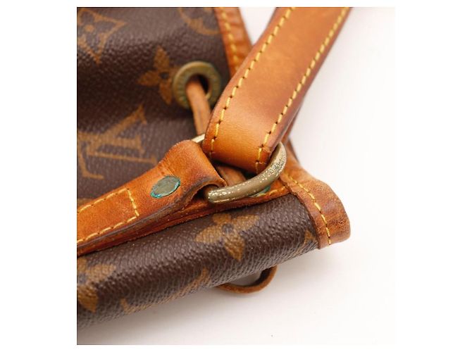 Louis Vuitton Monogram Noé Bolso Bucket Castaño Monograma - vista 11