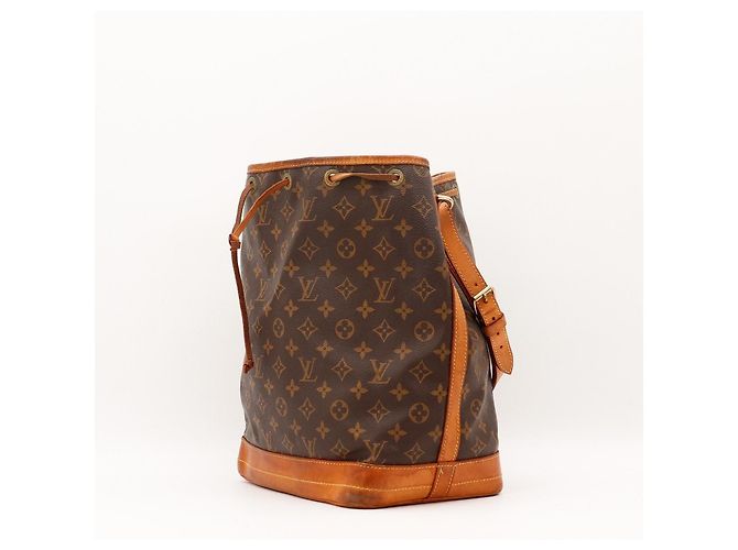 Louis Vuitton Monogram Noé Bolso Bucket Castaño Monograma - vista 2