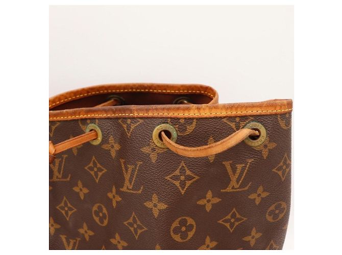 Louis Vuitton Monogram Noé Bolso Bucket Castaño Monograma - vista 7