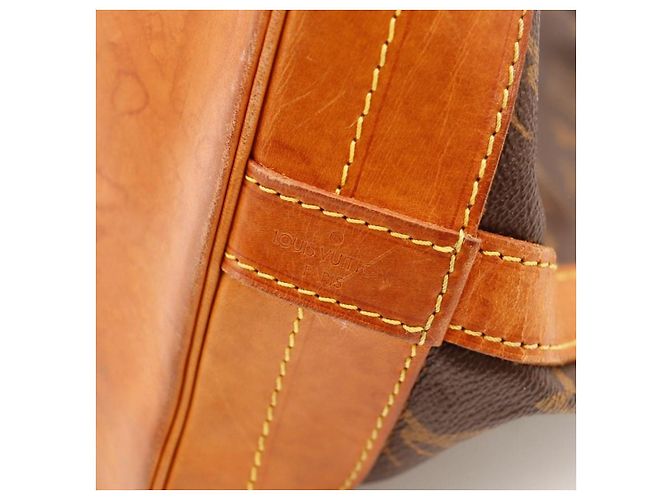Louis Vuitton Monogram Noé Bolso Bucket Castaño Monograma - vista 8