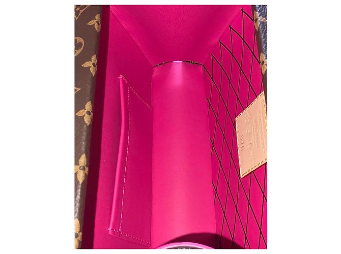 Louis Vuitton x Tasashi Murakami Petite Malle Monogram Marrone Multicolore - vista 8