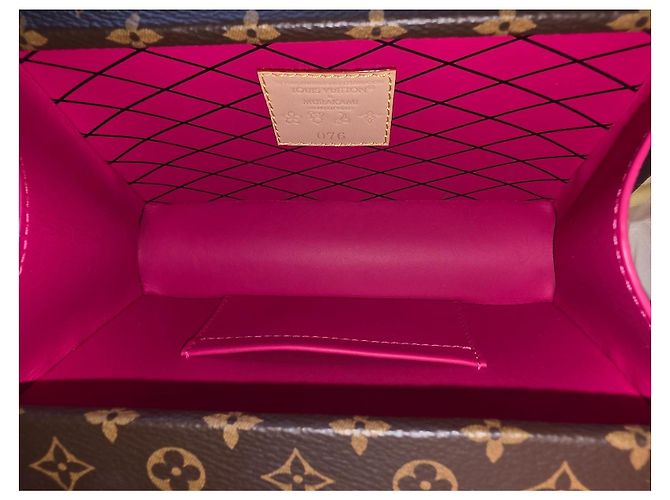 Louis Vuitton x Tasashi Murakami Petite Malle Monogram Marrone Multicolore - vista 9