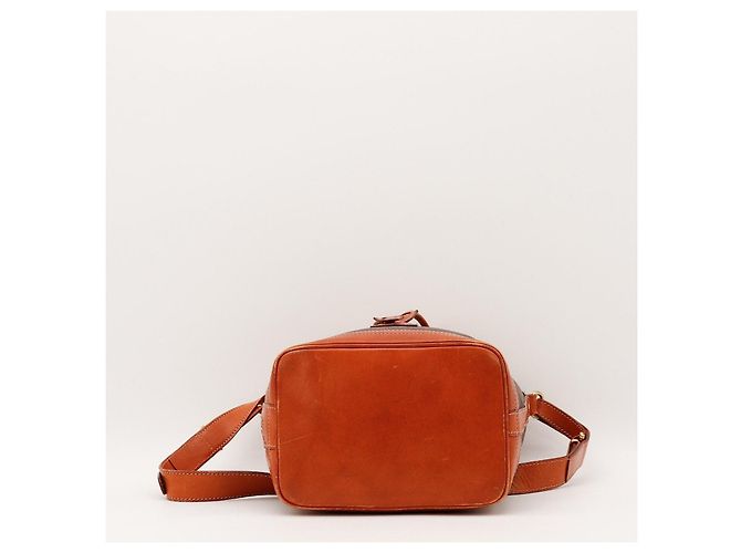 Céline Celine Bolsa Bucket em Lona Macadam Marrom - vista 5